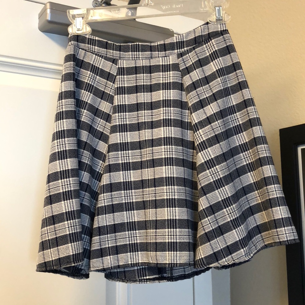Reformation plaid skirt